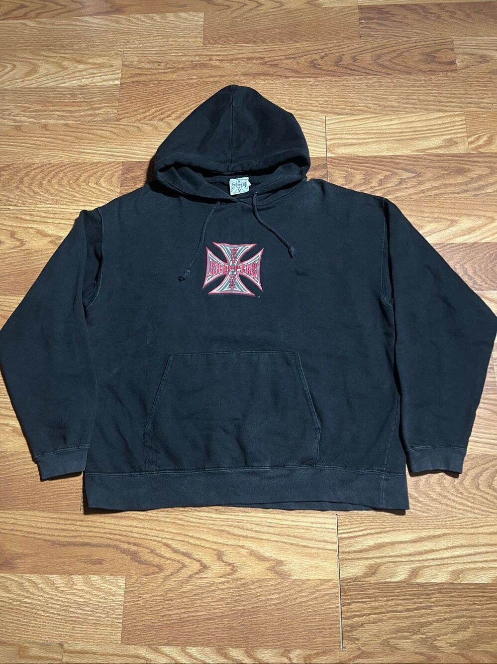 Vintage Y2K West Coast Choppers Pullover Hoodie Large